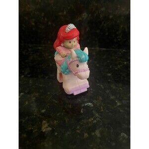 Fisher Price Little People Disney Princess ARIEL On Horse Klip Klop